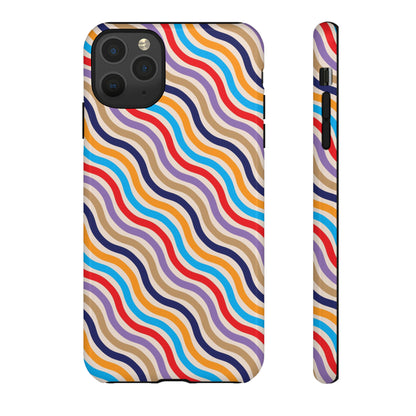 Thin wave Line - Protective Phone Case