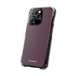 Aubergine | Handyhülle für iPhone (Clear Impact Case - Magnetisch) 