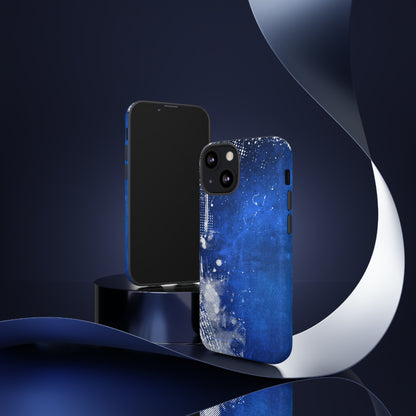 Grunge Blue - Protective Phone Case