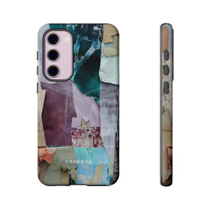 Textured Fabric Fusion - Protective Phone Case