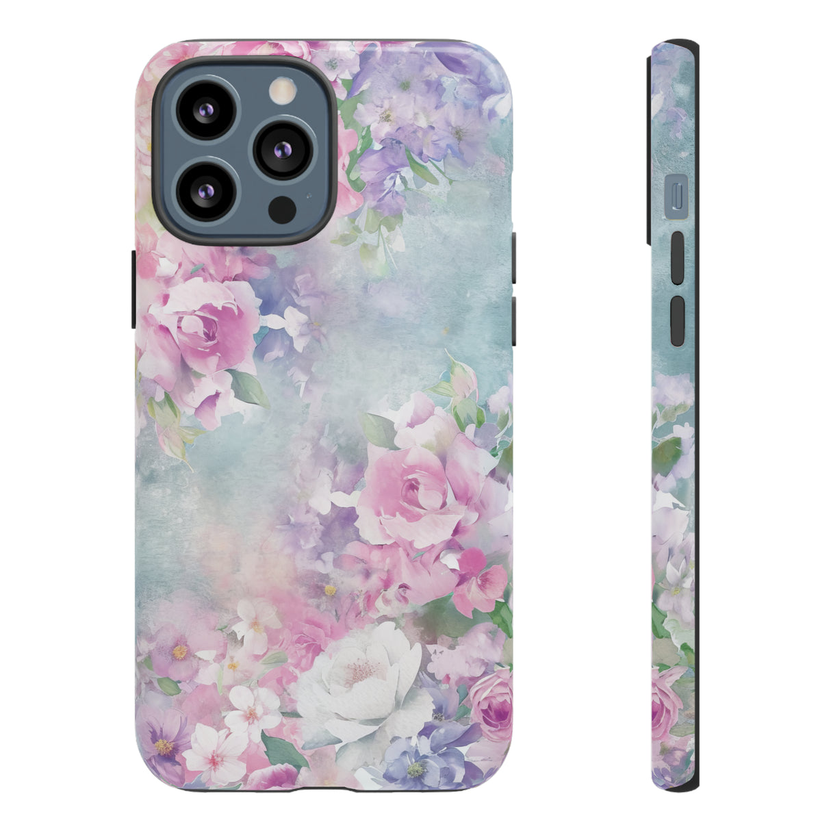 Floral Pastel Whisper - Protective Phone Case