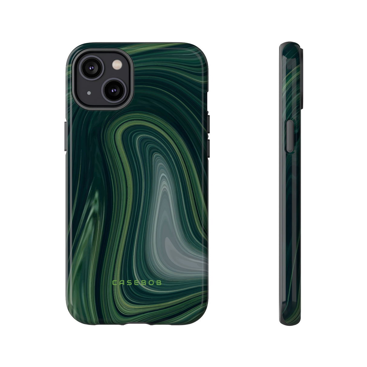 Green Marble - Protective Phone Case