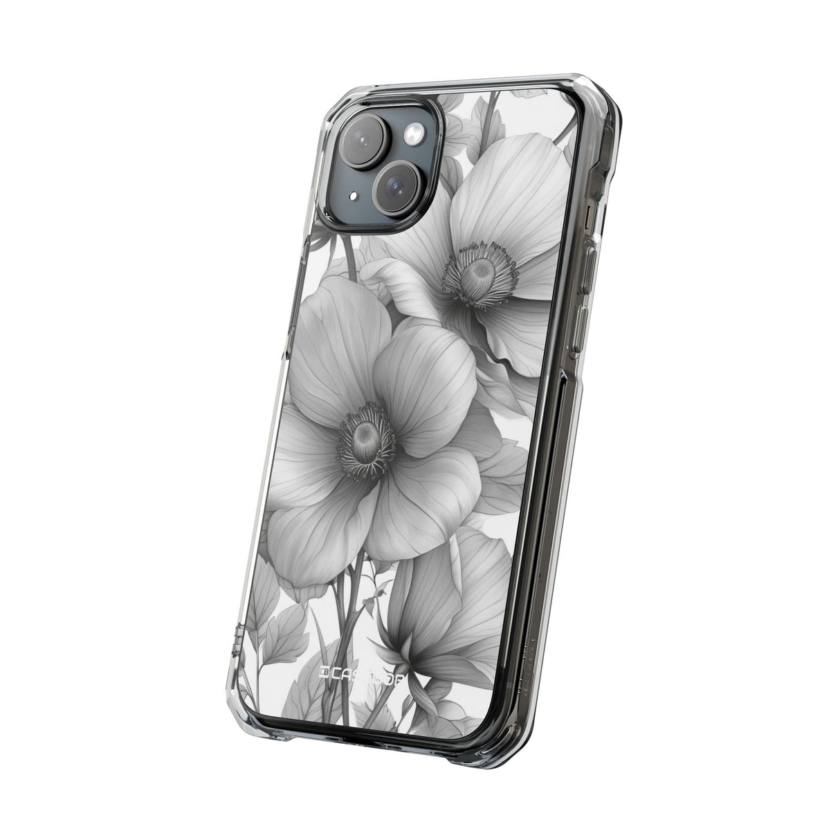 Zeitlose Eleganz – Handyhülle für iPhone (Clear Impact – Magnetisch)