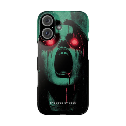 Haunting Glow of Gothic Eyes iPhone 16 - Slim Phone Case