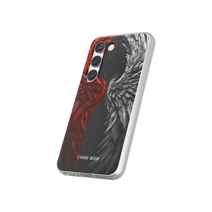 Crimson White Wings Samsung S23 Case - Soft