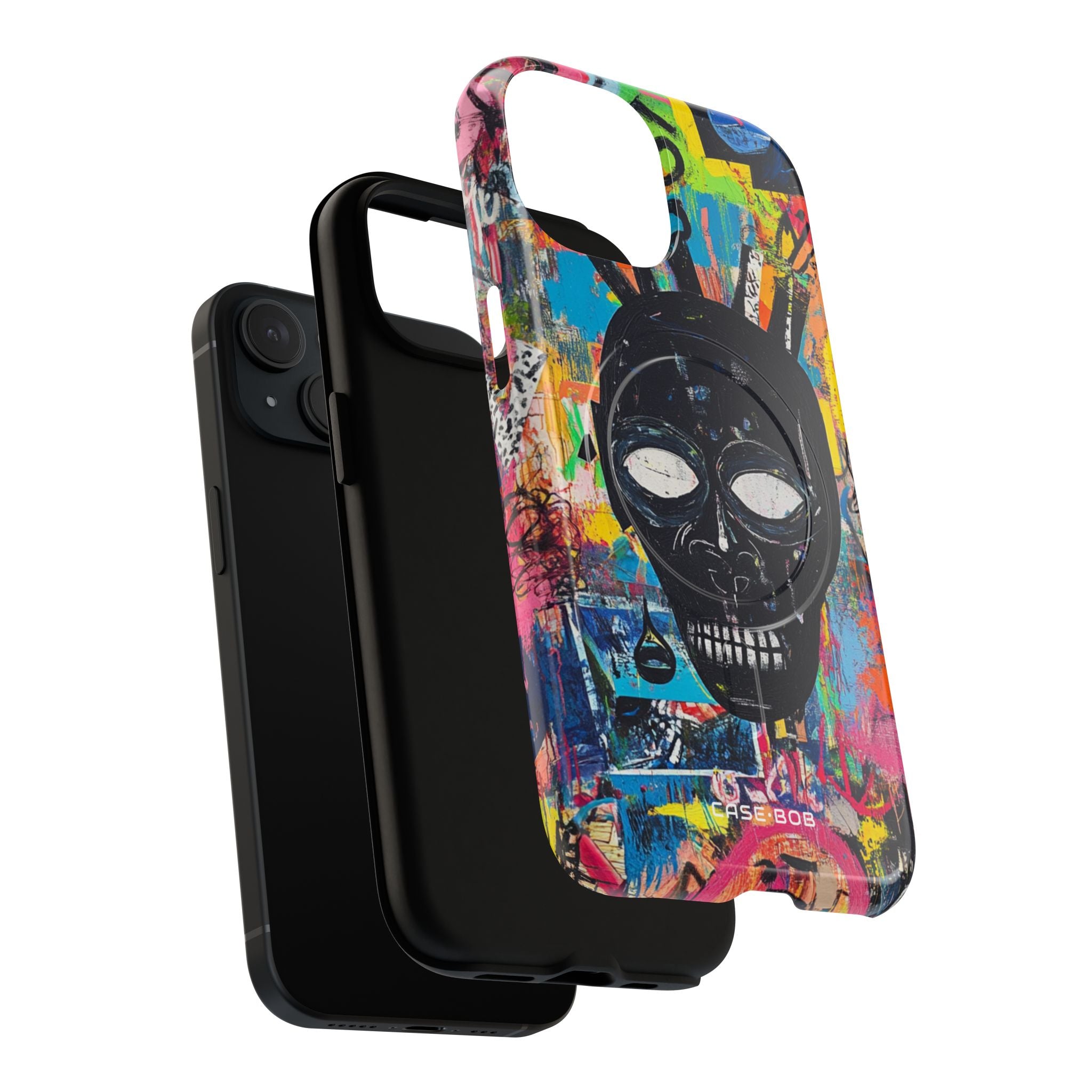 Skull Vortex iPhone 15 Case - Tough+