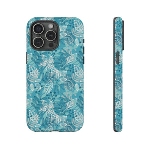 Spring Blue Leaf - Protective Phone Case