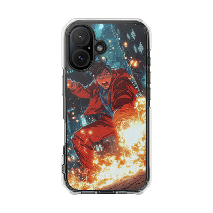 Flames Ignite Action iPhone Case - Impact