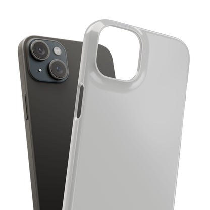 Light Gray iPhone 15 - Slim Phone Case