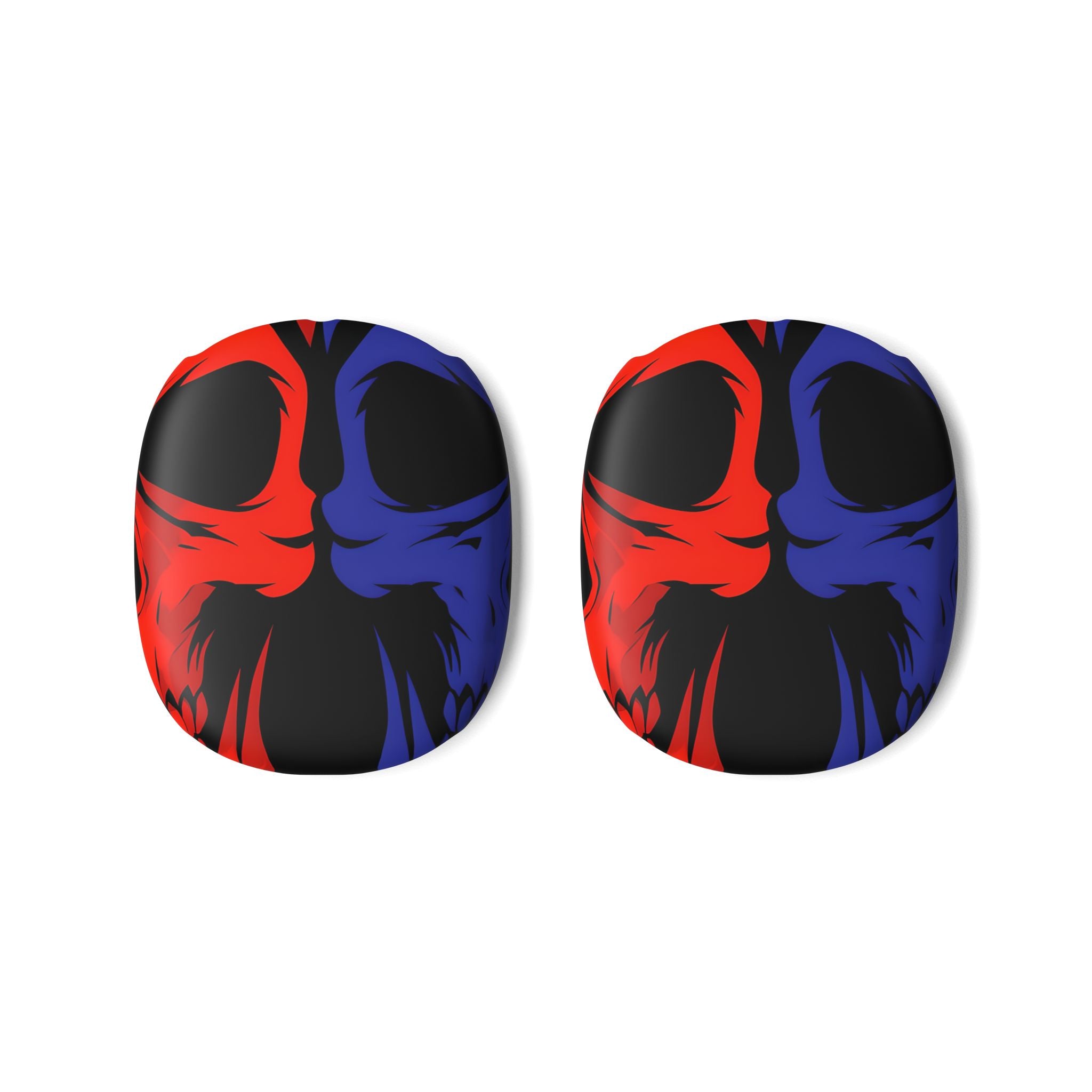 Dual Skulls RedBlue - AirPod Max Case