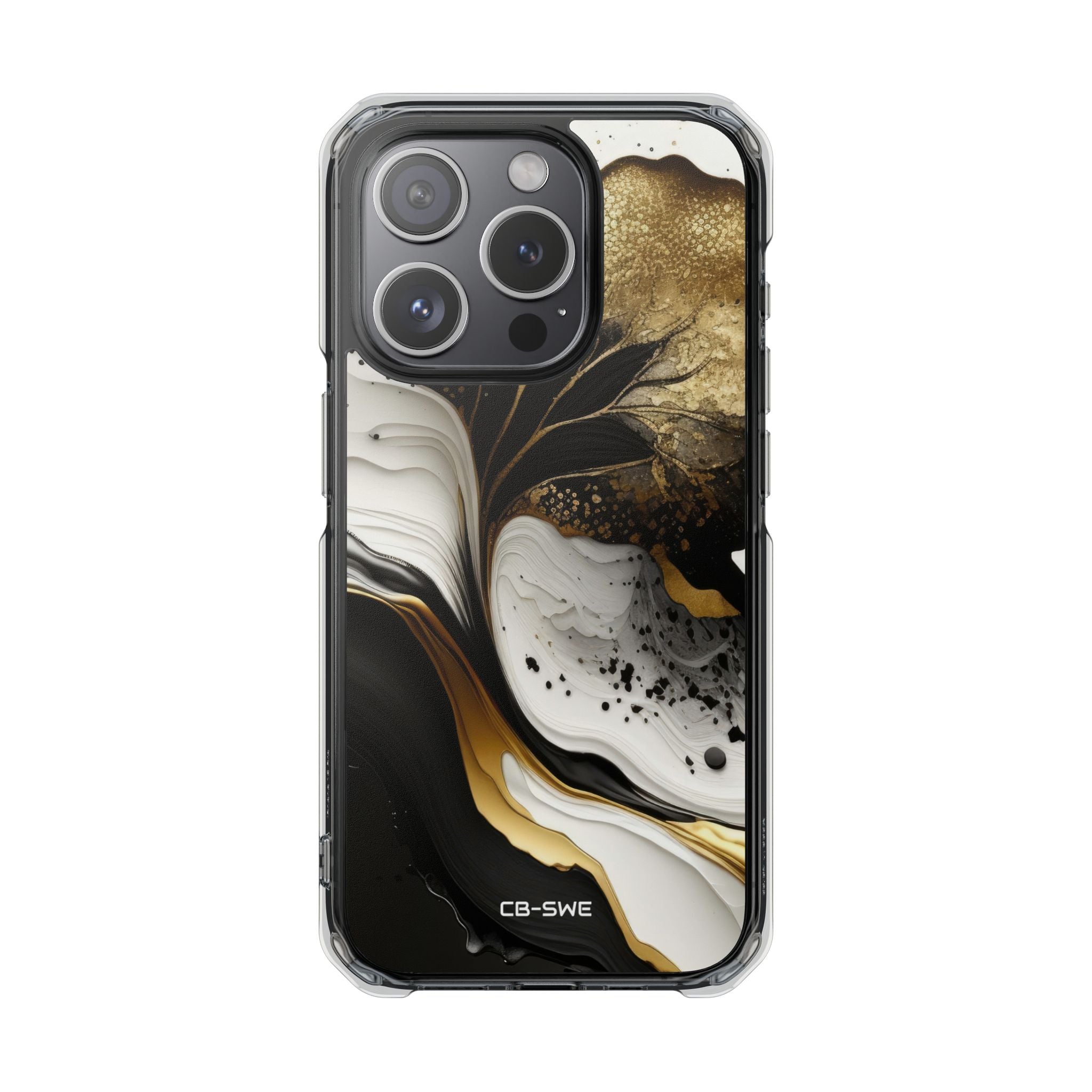 Gold Swirl Elegance iPhone Case - Impact