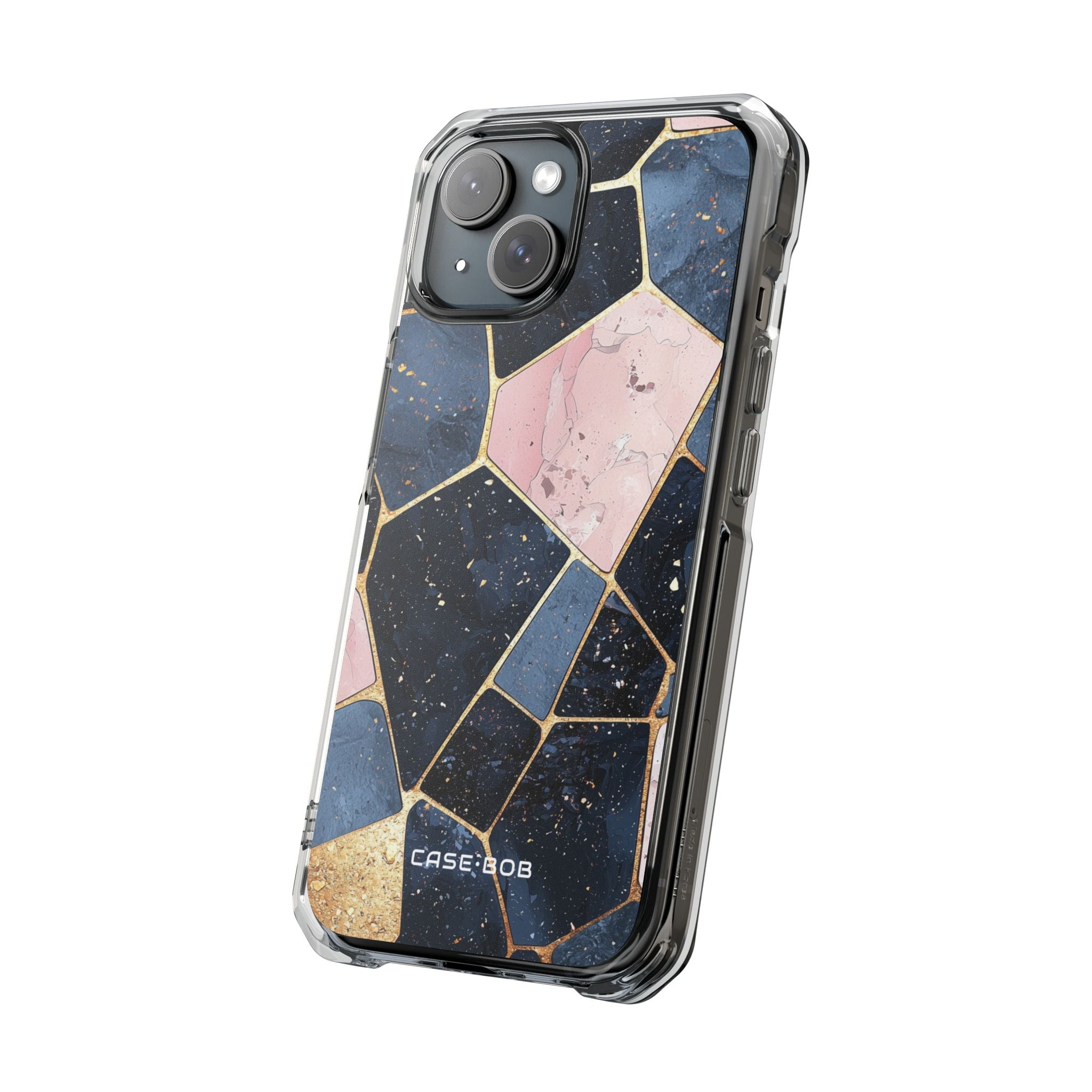 Golden Mosaic iPhone 15 Case - Impact