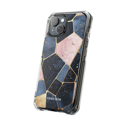 Golden Mosaic iPhone 15 Case - Impact