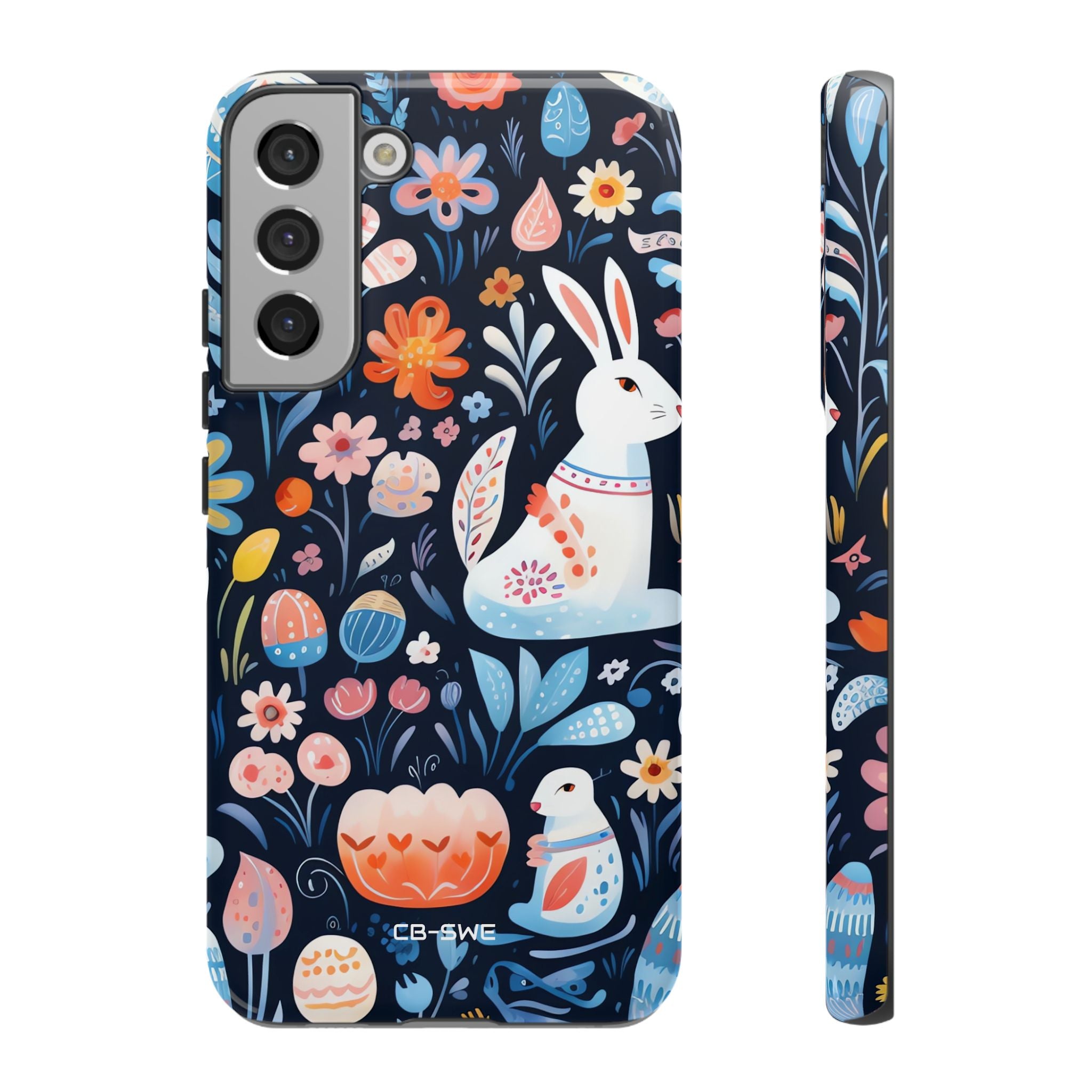 Bunnies Play Among Flowers - Samsung Case