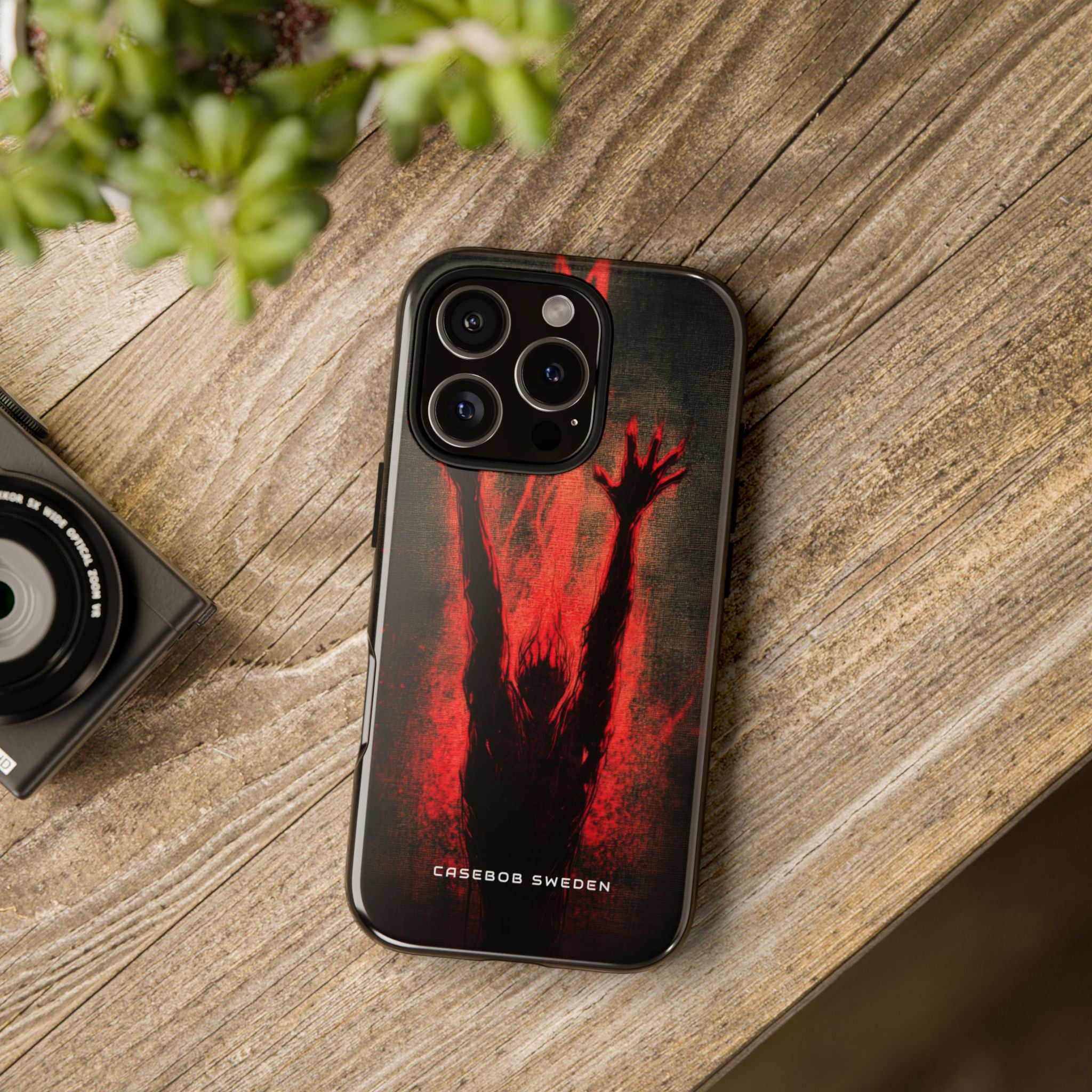 Gothic Crimson Ascension iPhone 16 - Tough Phone Case