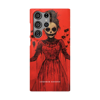 Haunting Scarlet Descent Samsung S23 - Slim Phone Case