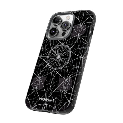 Radiant Petal Orbit iPhone 14 Pro Case - Tough