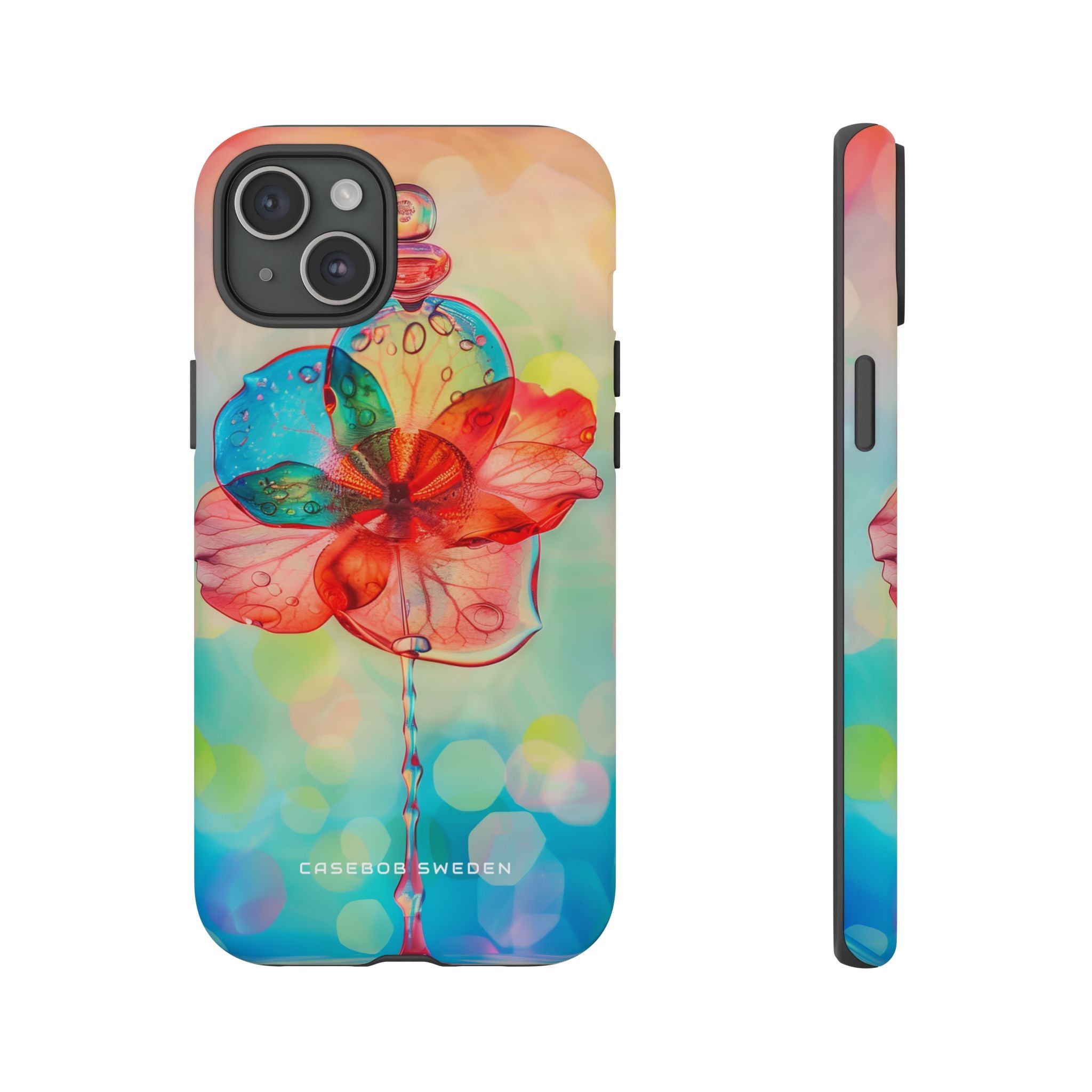 Ethereal Glass Flower iPhone 15 - Tough Phone Case