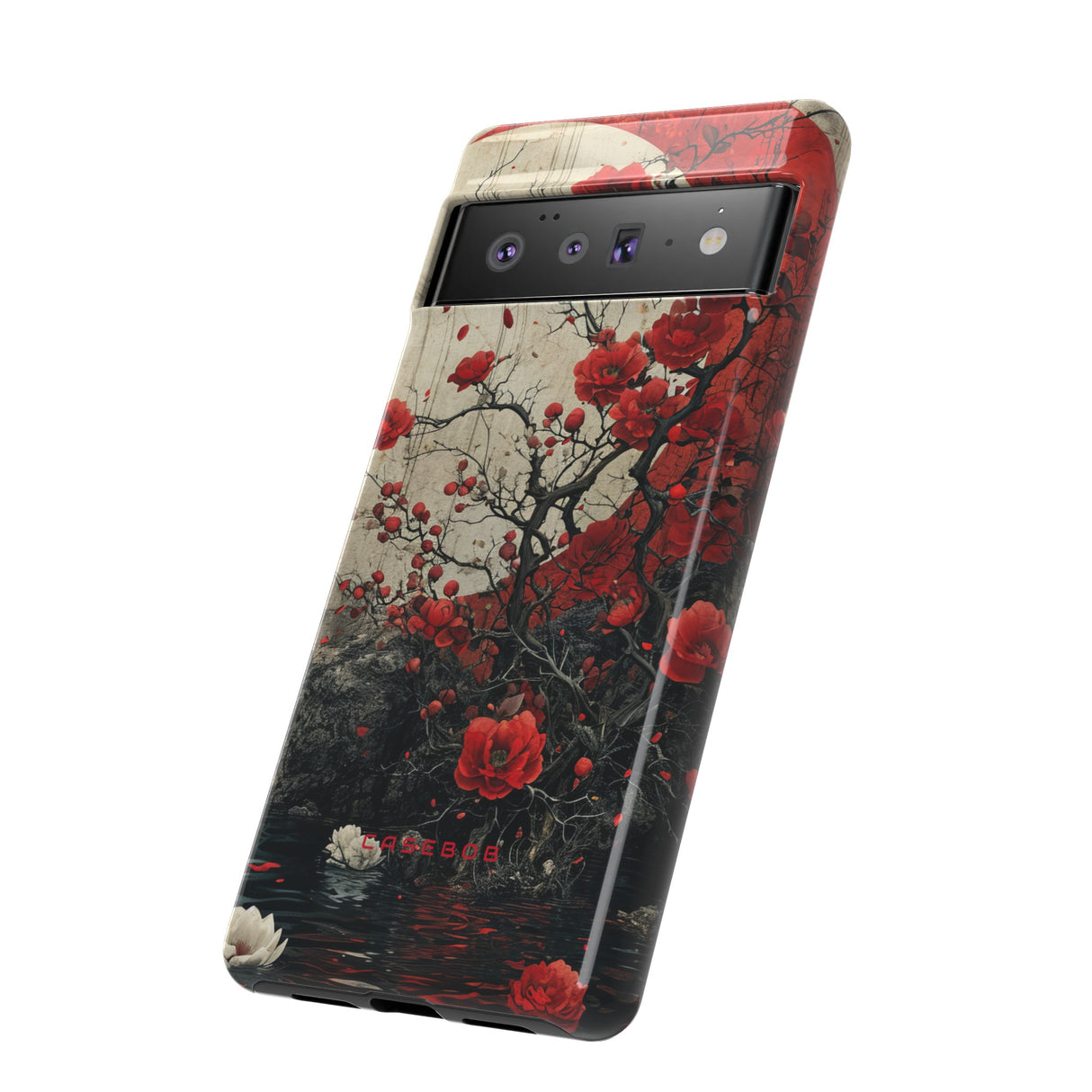 Moonlit Rose Peace - Protective Phone Case