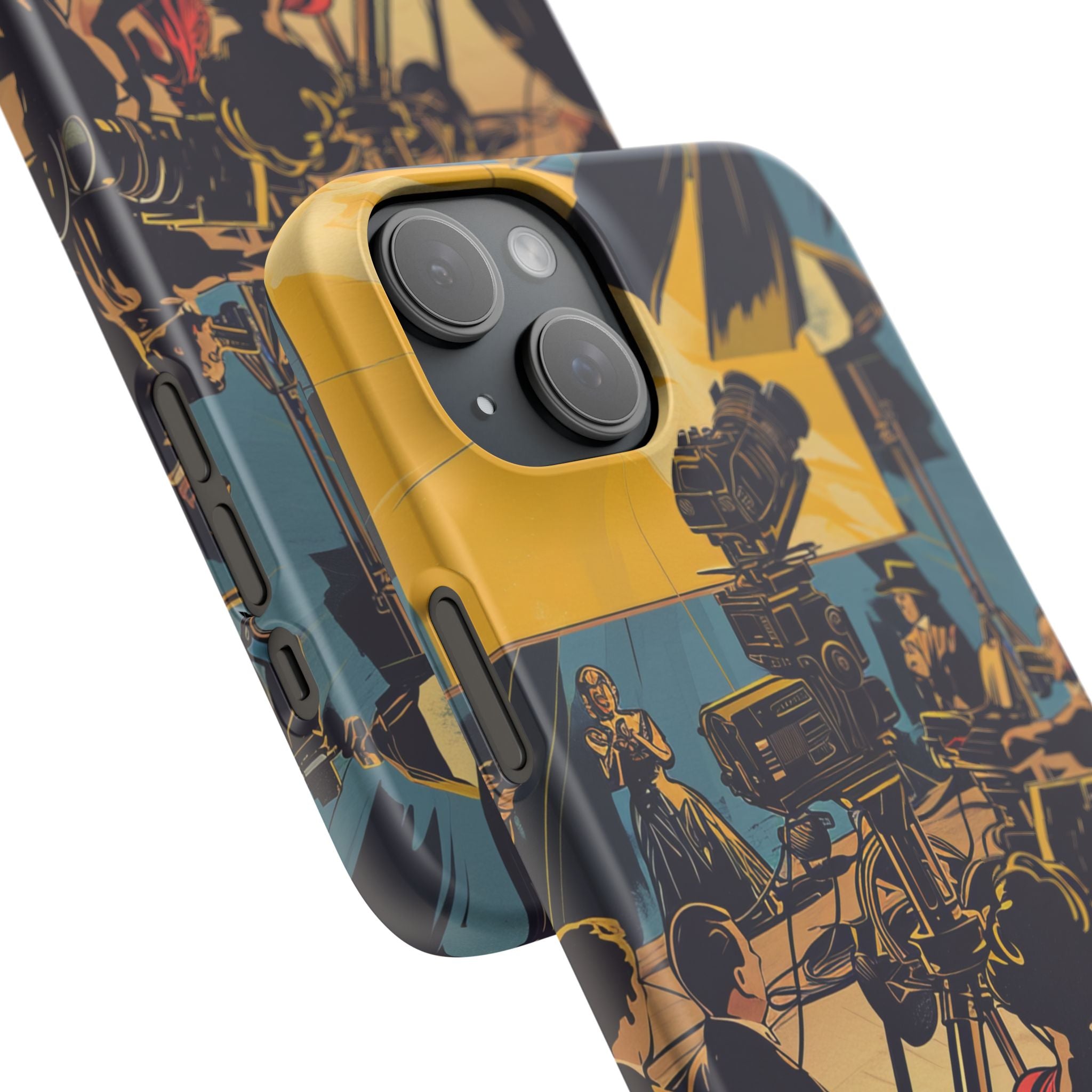 Golden Era Cinematic Spotlight iPhone 15 - Slim Phone Case