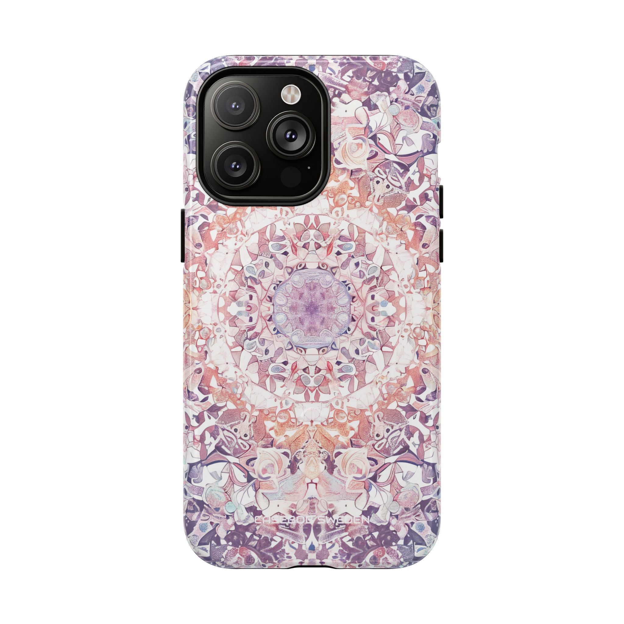 Purple Pink Mandala - Tough + MagSafe® iPhone 14 Phone Case