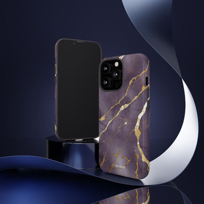 Golden Veins Flowing - iPhone Case