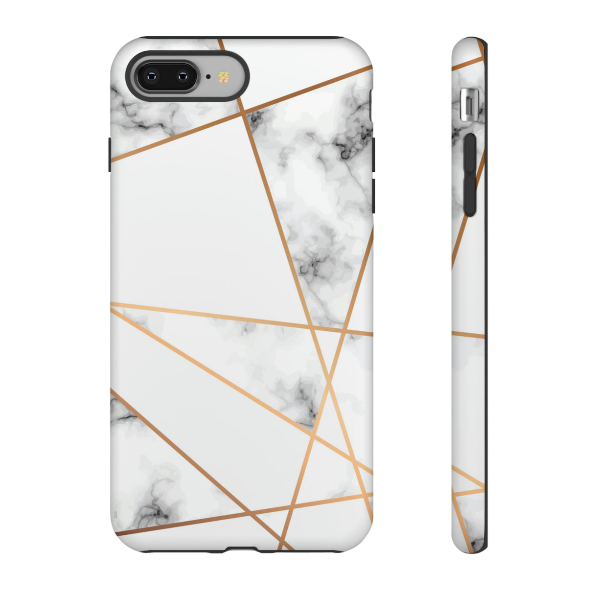 Marble Geometric - Protective Phone Case