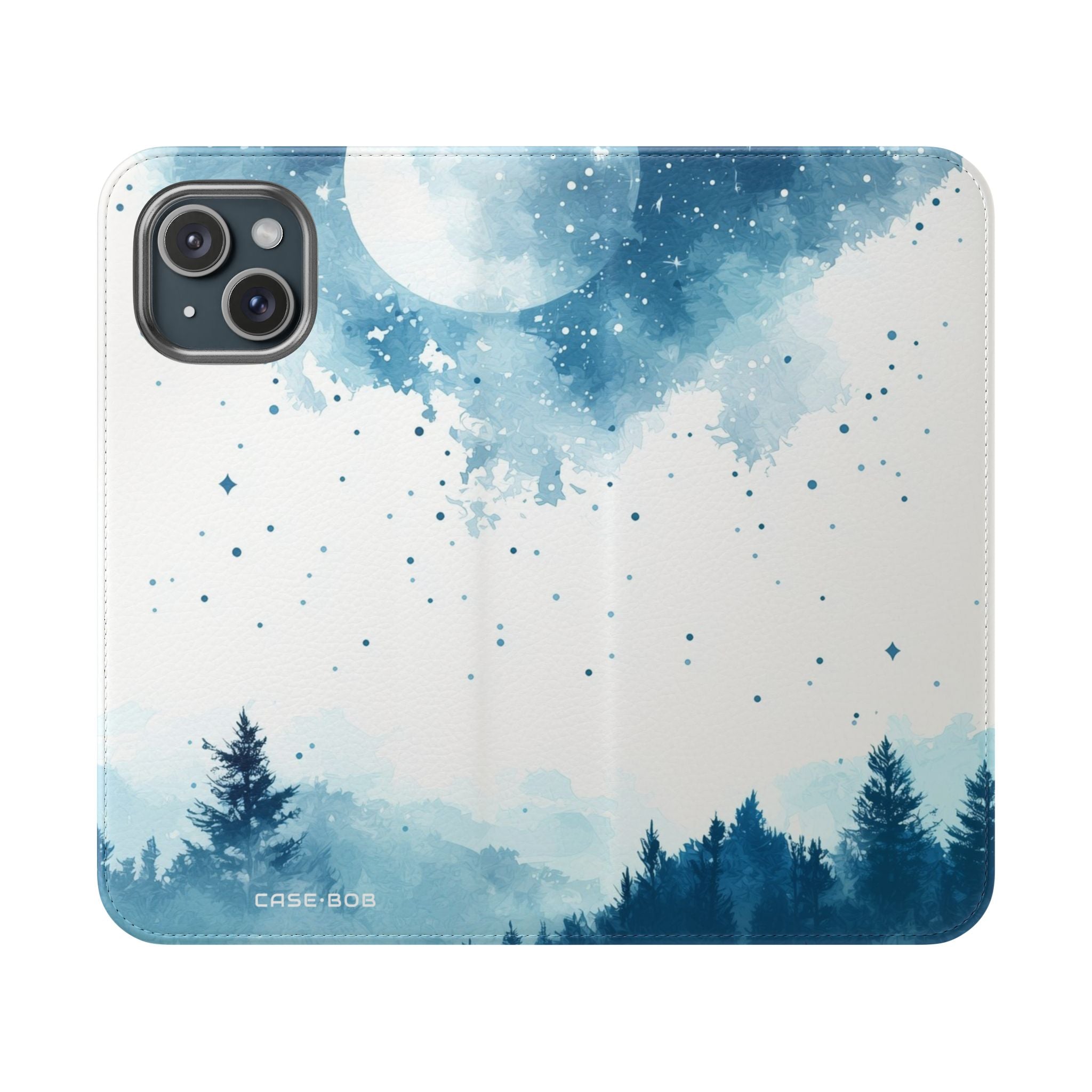 Moonlit Pines - iPhone 15 Case - Wallet