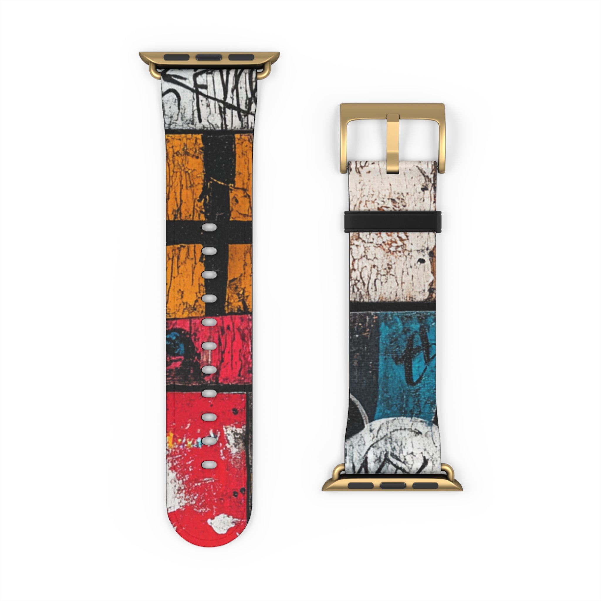 White Orb Graffiti - Watch Band