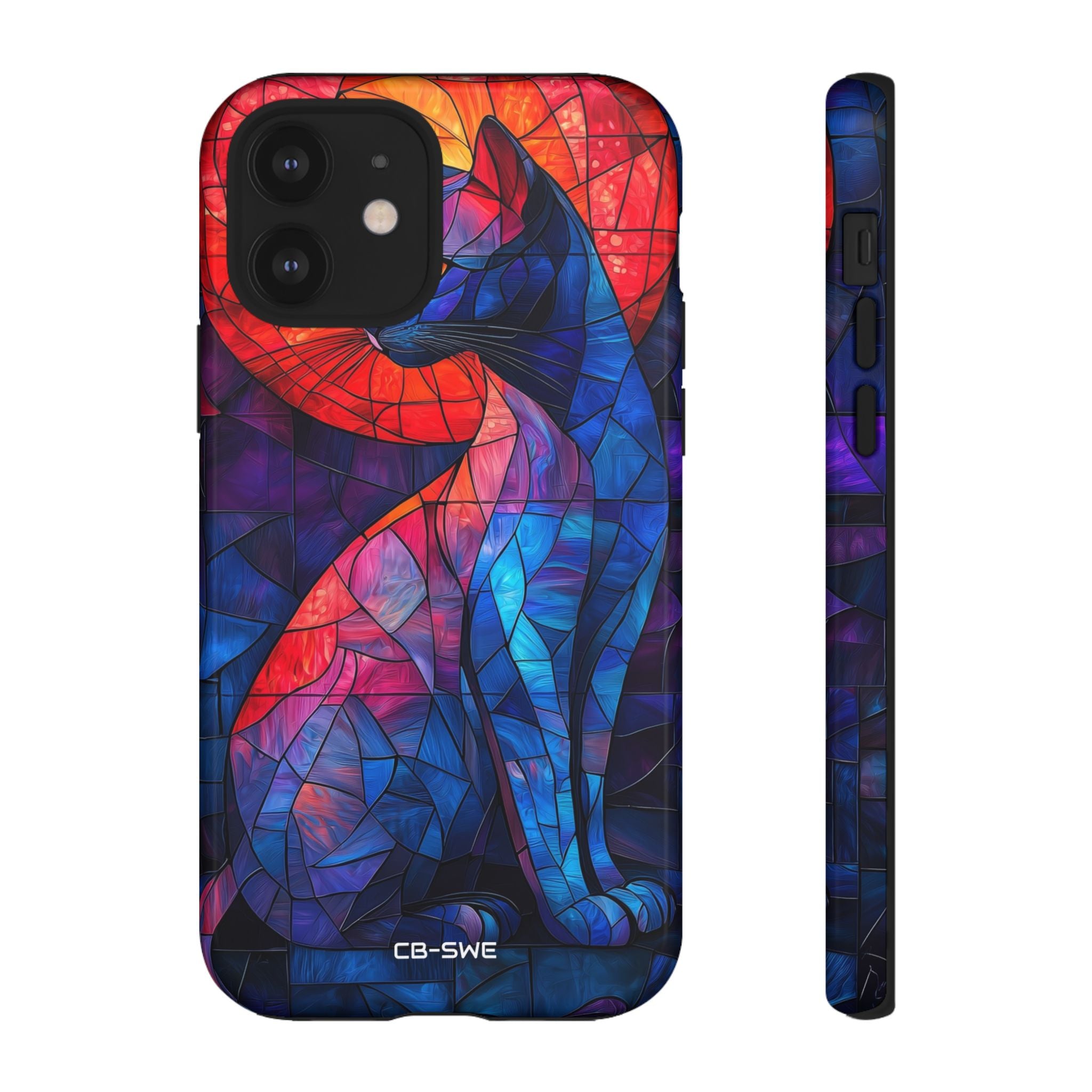 Cat Silhouettes Glow - iPhone Case