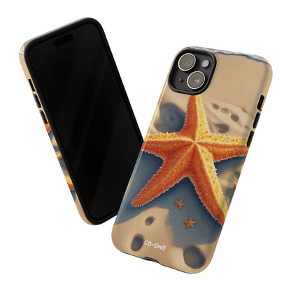 Starfish Rests On Sand - iPhone Case