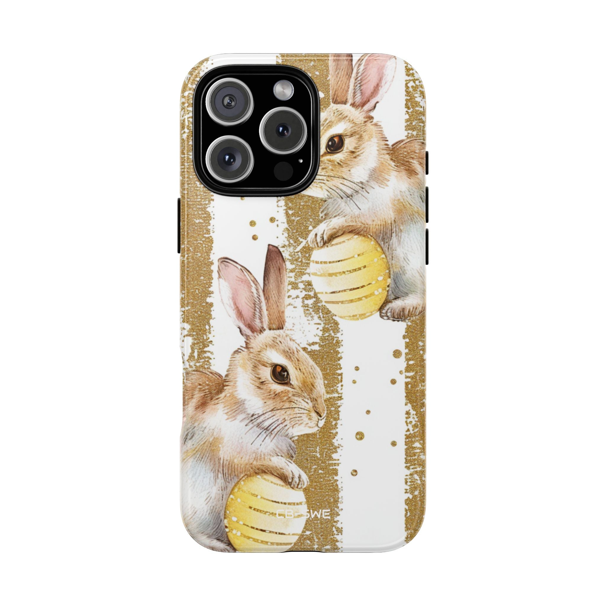 Bunnies Hold Eggs - iPhone Case