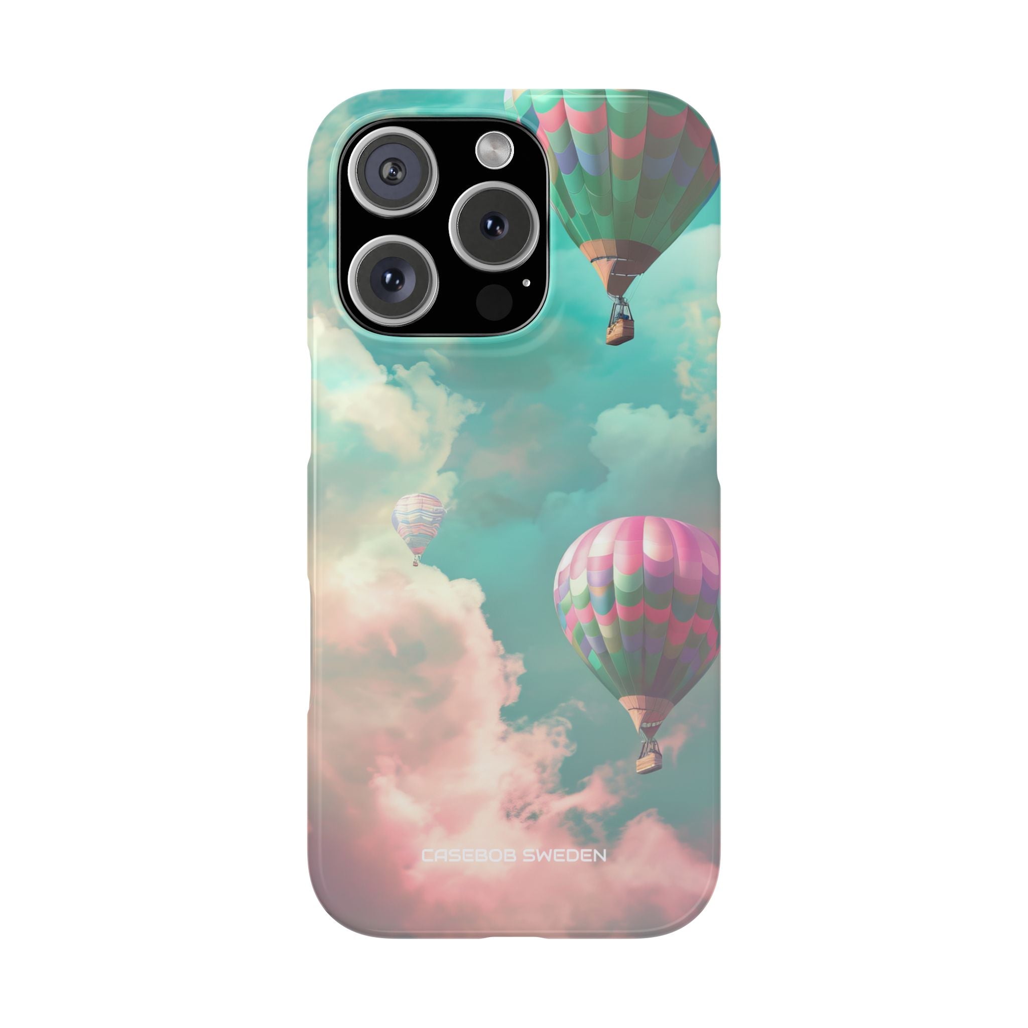 Pastel Balloon Adventure - Slim iPhone 16 Phone Case