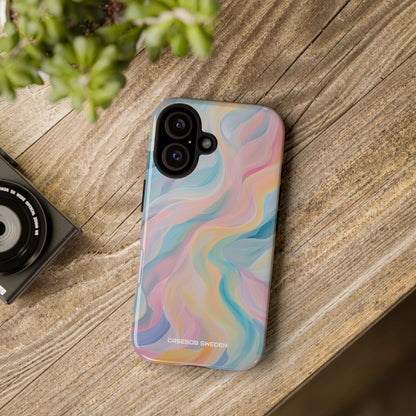 Dreamy Pastel Swirls - Tough iPhone 16 Phone Case