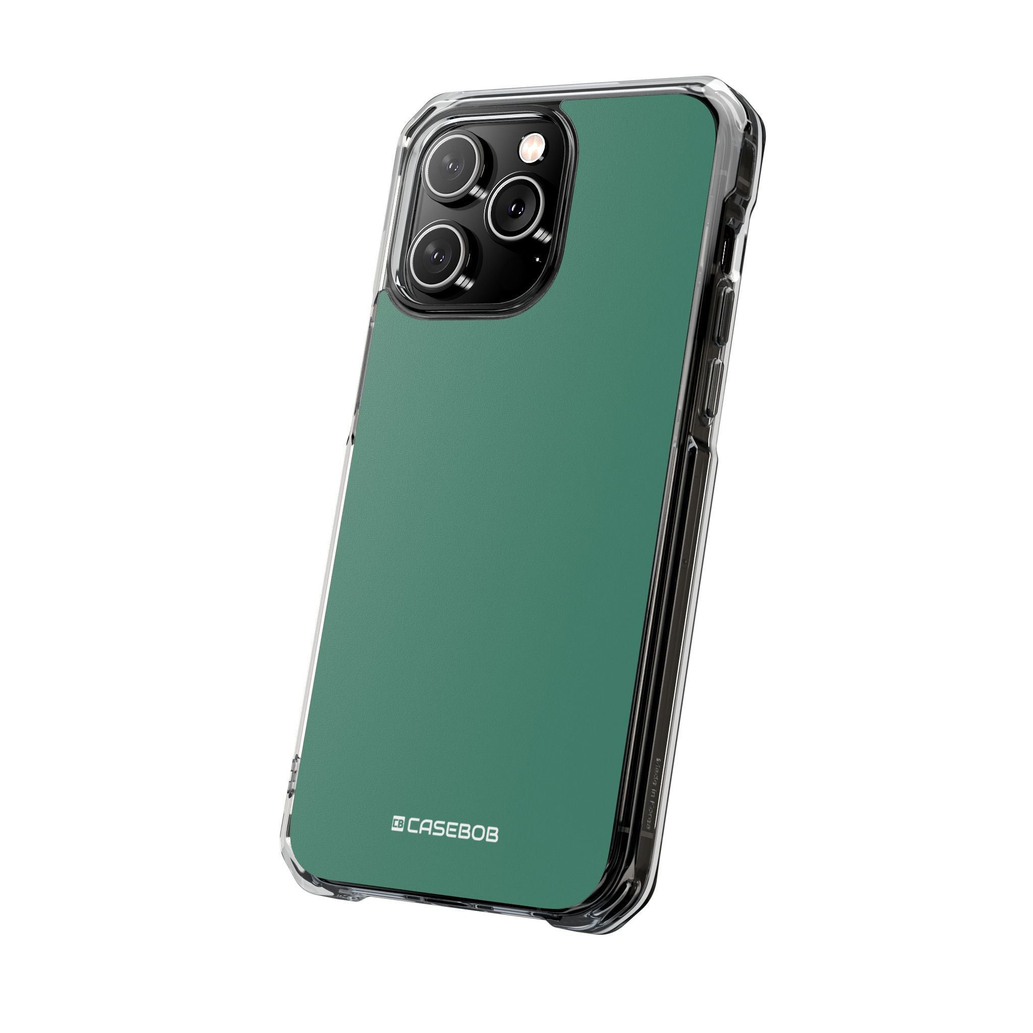 Viridian Green - Clear Impact Case for iPhone