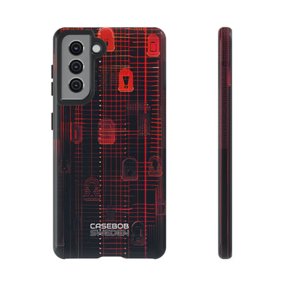 Cyber Locks Grid  Samsung S21 - Tough