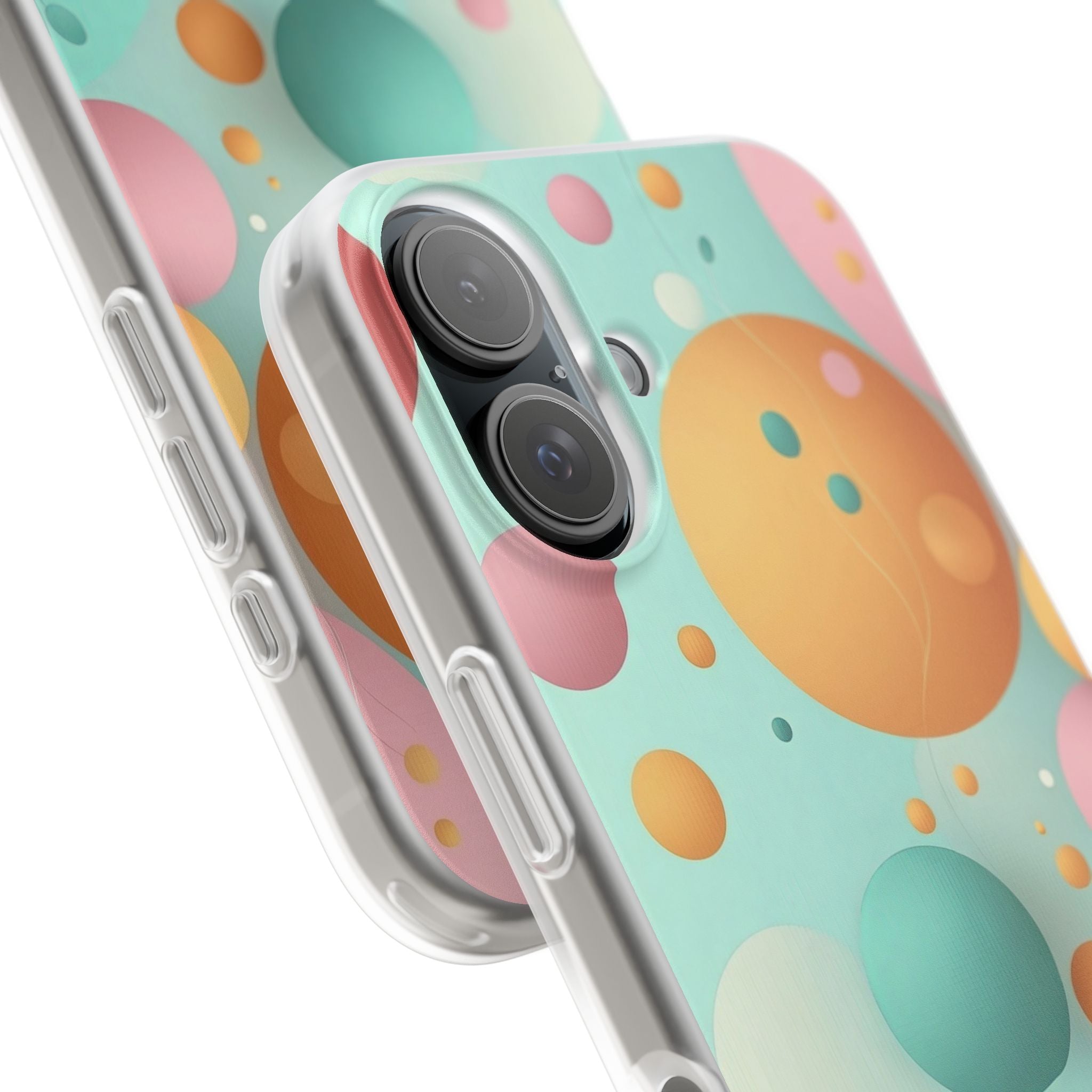 Pastel Circles iPhone 16 Case - Soft