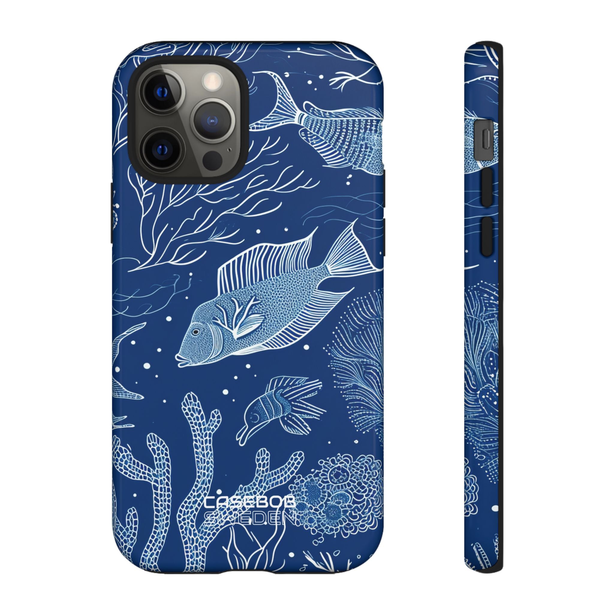Blue Coral Garden iPhone 12 - Tough
