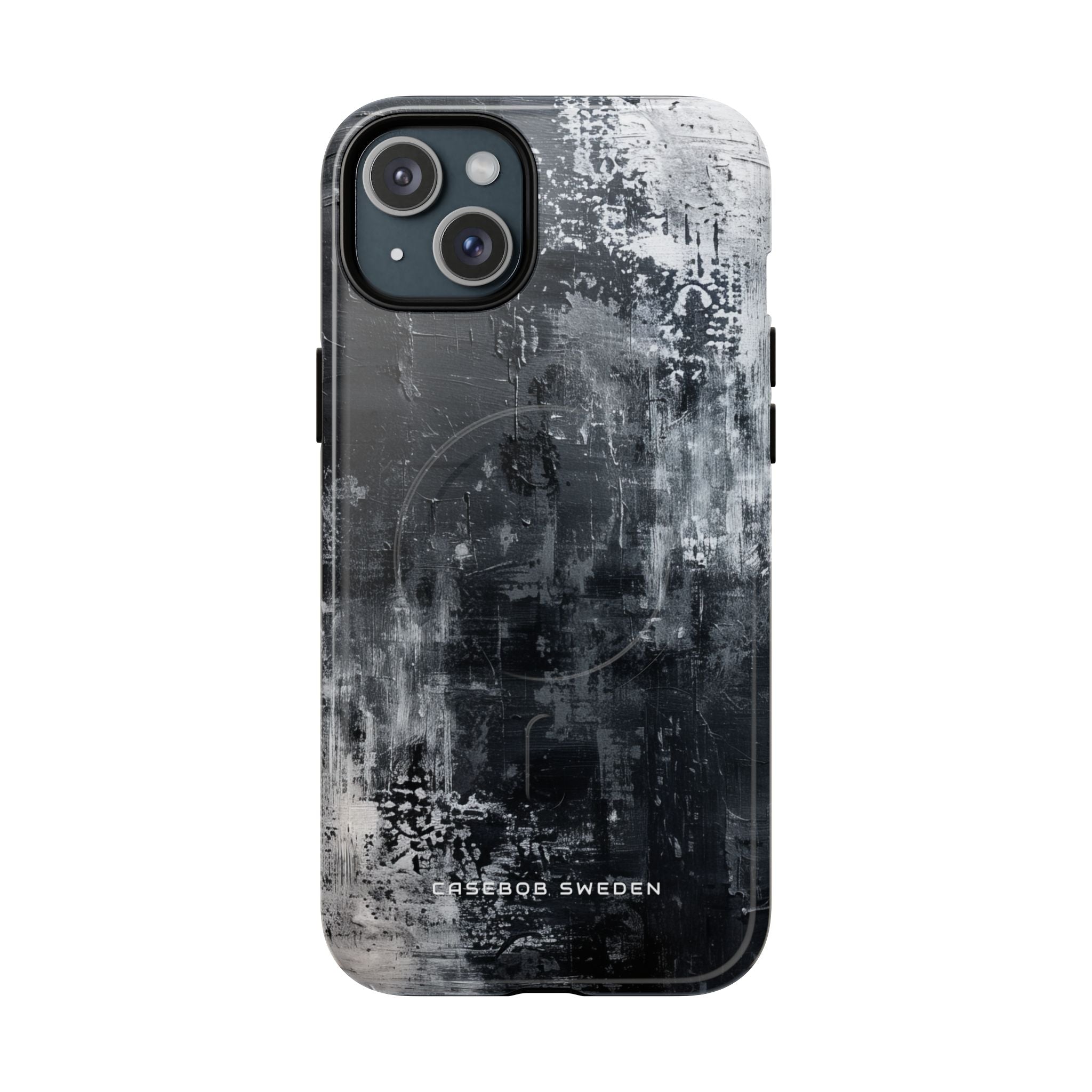 Textured Monochrome Blossom iPhone 15 | Tough+ Phone Case