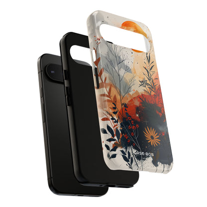 Orange Solstice Google Pixel 9 Pro XL Case - Tough