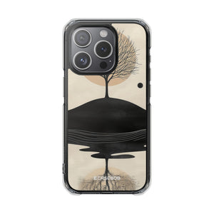 Serene Reflections - Phone Case for iPhone (Clear Impact - Magnetic)