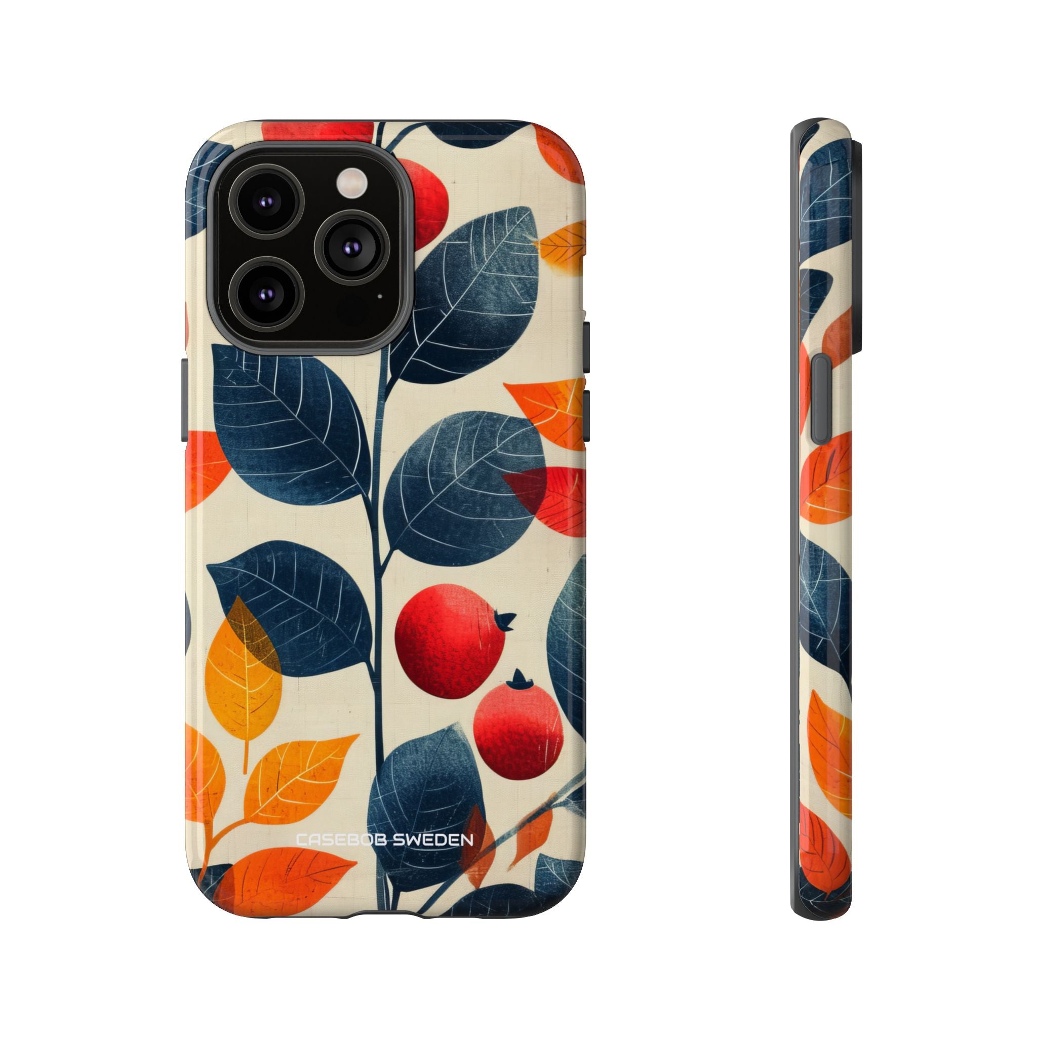 Autumn Nature Pattern - Tough iPhone 14 Phone Case