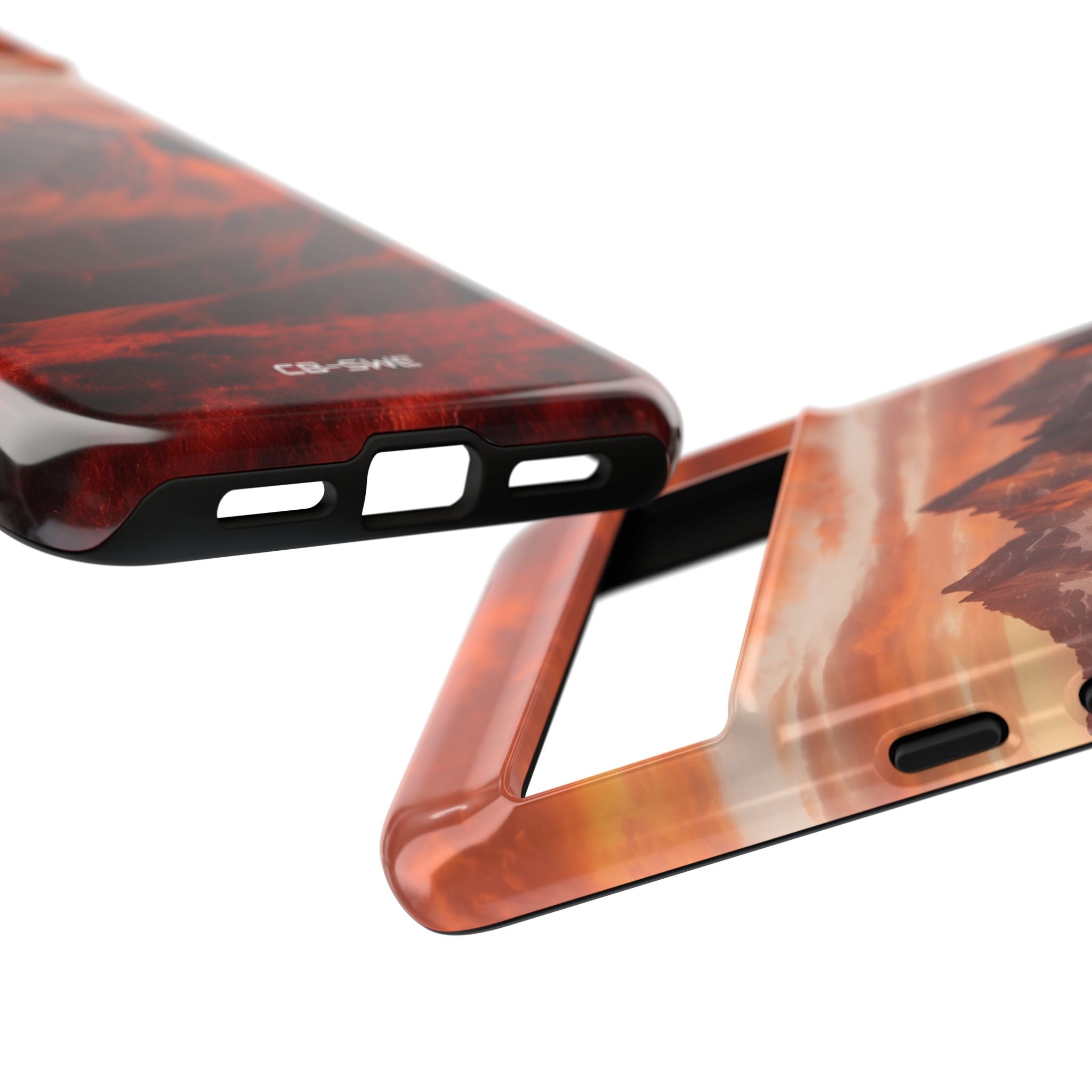 Mountain Peaks Glowing - Google Pixel Case