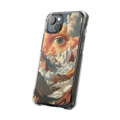 Eye Reflects Mountains iPhone Case - Impact