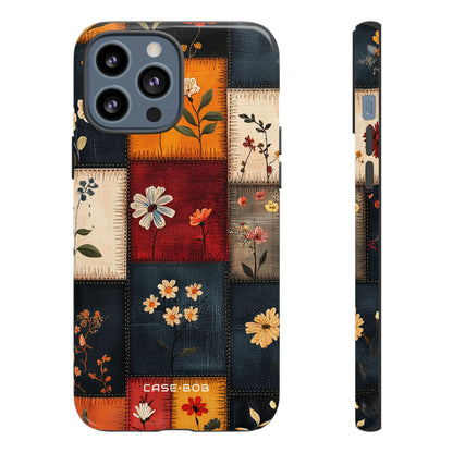 Patchwork Blooms iPhone 13 Pro Max Case - Tough