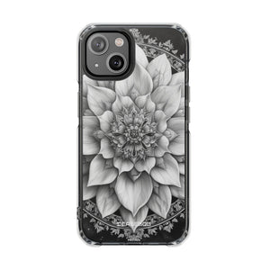 Celestial Mandala Harmony – Handyhülle für iPhone (Clear Impact – Magnetisch) 