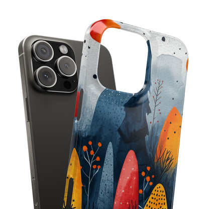 Whimsical Nature - Slim iPhone 16 Phone Case