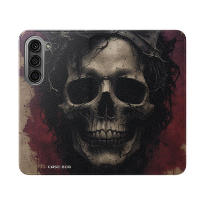 Skull Thorn Crown - Samsung S23 Case - Wallet