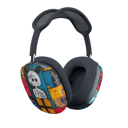 White Orb Graffiti - AirPod Max Case