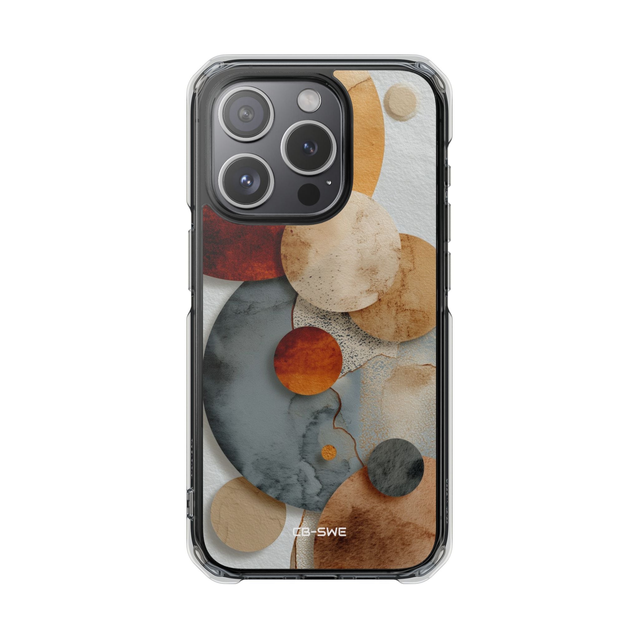 Circles Embrace Warmth iPhone Case - Impact